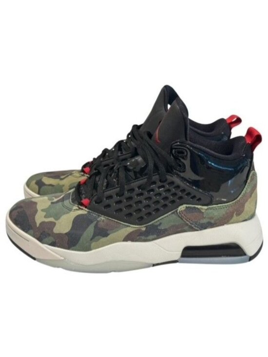 Nike‎ Air Jordan Maxin 200 \'Camo\' Olive Black Red CD6107-200 Men\'s 11 NEW main image 5